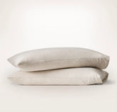 Linen Pillowcase Set - Melange Natural