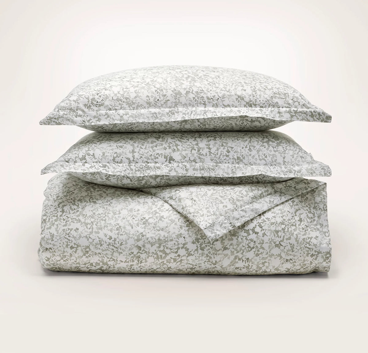 Percale Hemmed Duvet Set - Meadow Garden