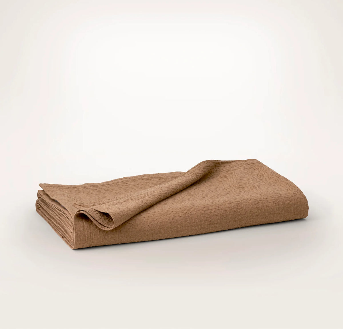 Dappled Vela Grand Coverlet - Deep Camel