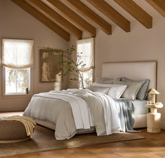 Linen Duvet Set - Melange Natural