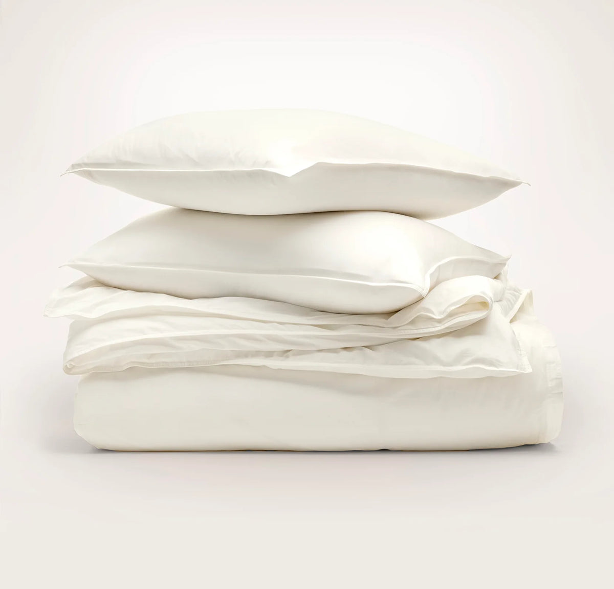 Signature Vintage Washed Duvet Set - Vintage Cream