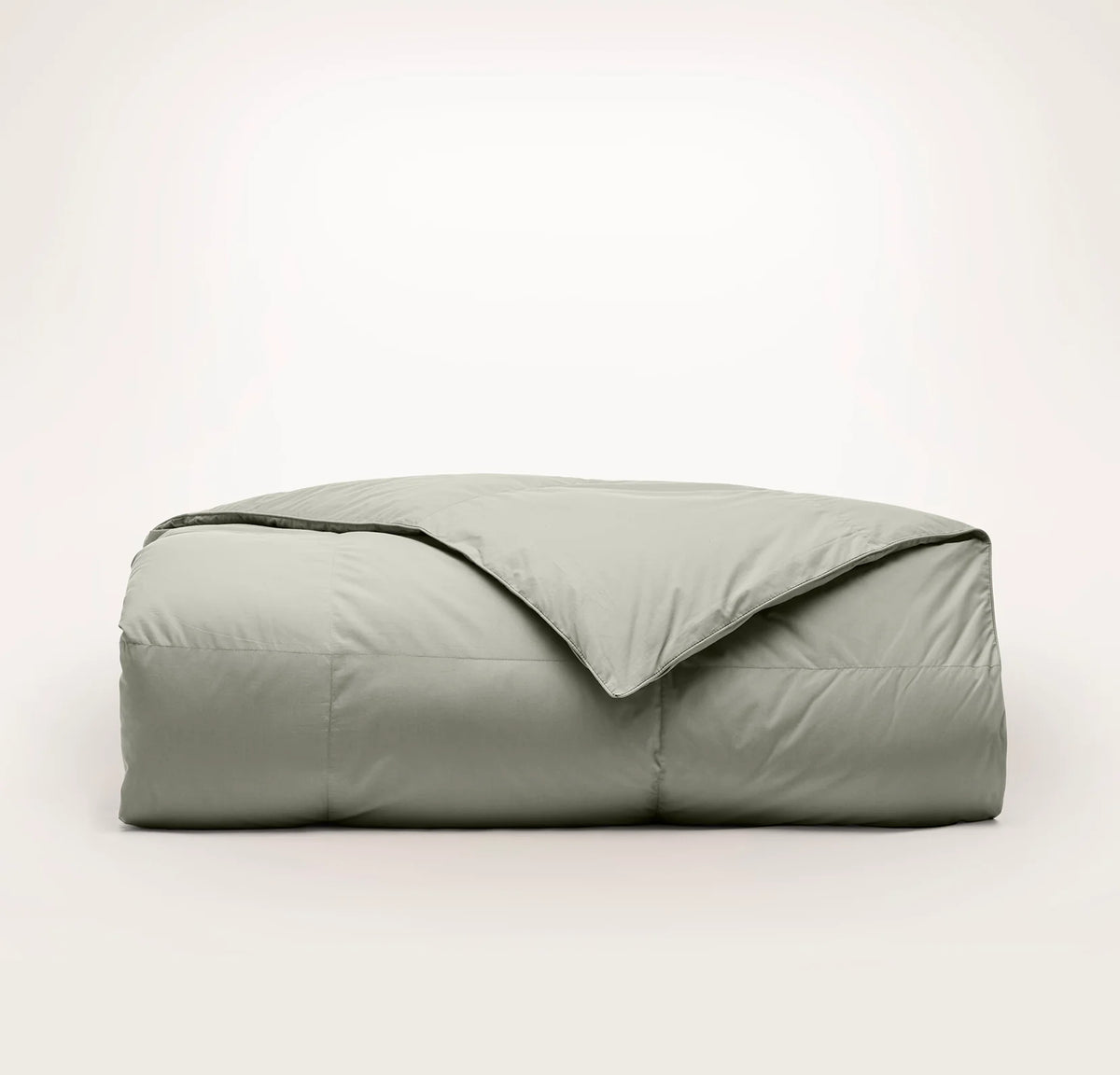 Percale Quilted Down Alternative Comforter - Sageleaf
